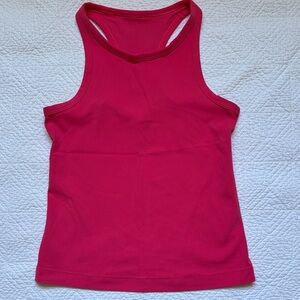 lululemon Align Waist-Length Racerback Tank Top hot pink